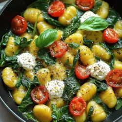 20-Minute One-Pan Spinach Gnocchi Einfache Mahlzeit