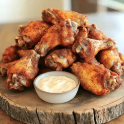 Crispy Dry Rub Chicken Wings Einfaches Rezept für Genuss