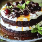 Für einen köstlichen Black Forest Cake benötigst du einige einfache Zutaten. Hier sind die Grundzutaten: - 1 ¾ Tassen Weizenmehl - 1 ½ Tassen Zucker - ¾ Tasse ungesüßtes Kakaopulver - 1 ½ Teelöffel Backpulver - 1 ½ Teelöffel Natron - 1 Teelöffel Salz - 2 große Eier - 1 Tasse Buttermilch - ½ Tasse Pflanzenöl - 2 Teelöffel reiner Vanilleextrakt - 1 Tasse kochendes Wasser Diese Zutaten bilden die Basis für den saftigen Kuchen. Ich finde es wichtig, frische und gute Qualität zu verwenden. Das macht einen großen Unterschied im Geschmack. Die Dekoration macht deine Schwarzwälder Torte besonders. Hier sind die Zutaten, die du dafür brauchst: - 1 Glas (24 oz) Schattenmorellen, abgetropft - 2 Tassen Schlagsahne - ¼ Tasse Puderzucker - Schokoladenspäne zur Dekoration - Frische Minzblätter zur Garnierung Die Kirschen und die Schlagsahne geben dem Kuchen das besondere Etwas. Die Schokoladenspäne sorgen für einen tollen Look. Frische Zutaten machen deine Torte besser. Achte auf folgende Punkte: - Wähle reife Kirschen. Sie sollten fest und saftig sein. - Das Mehl sollte frisch und ohne Klumpen sein. - Die Eier sollten frisch und kühl sein. - Achte darauf, dass die Sahne gut gekühlt ist. Wenn du die besten Zutaten auswählst, wird dein Kuchen ein echter Genuss. Für das vollständige Rezept schaue dir die [Full Recipe] an. Heize deinen Ofen auf 175°C vor. Nimm zwei runde 9-Zoll-Kuchenformen. Fette sie gut ein. Bestäube die Formen mit etwas Mehl. So rutscht der Kuchen später leicht heraus. Nimm eine große Rührschüssel. Mische das Mehl, den Zucker, das Kakaopulver, das Backpulver, Natron und Salz. Verwende einen Schneebesen, um alles gut zu vermengen. In einer anderen Schüssel füge die Eier, Buttermilch, das Öl und Vanille hinzu. Mixe alles bei mittlerer Geschwindigkeit. Der Teig wird dünnflüssig, wenn du das kochende Wasser hinzufügst. Das ist ganz normal. Verteile den fertigen Teig gleichmäßig auf die Formen. Backe die Kuchen für 30 bis 35 Minuten. Überprüfe mit einem Zahnstocher, ob sie fertig sind. Lass die Kuchen für 10 Minuten in der Form abkühlen. Stürze sie dann auf ein Kuchengitter. Jetzt können sie vollständig auskühlen. Während die Kuchen abkühlen, hacke die Kirschen für die Füllung. Bereite die Schlagsahne mit Puderzucker vor. So hast du alles bereit, um die Torte zusammenzusetzen. Du kannst die vollständige Anleitung im [Full Recipe] nachlesen. Backen ist genaues Handwerk. Ein häufiger Fehler ist, die Zutaten nicht abzumessen. Ich empfehle, alles genau zu wiegen. Ein weiterer Fehler: den Ofen nicht vorzuheizen. Decken Sie die Kuchenformen gut ein, um ein Ankleben zu verhindern. Lassen Sie den Kuchen genug Zeit im Ofen. Ein Zahnstocher-Test hilft hier. Der Teig für die Schwarzwälder Torte sollte glatt sein. Er darf nicht zu dick oder zu flüssig sein. Wenn Sie die trockenen Zutaten mit den nassen mischen, sollten Sie langsam und gleichmäßig rühren. Achten Sie darauf, das kochende Wasser gut einzurühren. Es macht den Teig dünn, aber das ist normal. Die Schlagsahne ist ein wichtiger Teil der Torte. Kühlen Sie die Schüssel und die Sahne vorher. So wird die Sahne leichter steif. Schlagen Sie die Sahne mit dem Puderzucker, bis weiche Spitzen entstehen. Übertreiben Sie es nicht, sonst wird die Sahne butterig. Verwenden Sie die Schlagsahne schnell, um die beste Frische zu erhalten. Für die vollständige Anleitung und weitere Details, schauen Sie sich das [Full Recipe] an. {{image_4}} Um eine vegane Schwarzwälder Torte zu machen, ersetzen Sie die Eier. Verwenden Sie stattdessen Leinsamen oder Apfelmus. Für die Buttermilch nehmen Sie pflanzliche Milch und einen Spritzer Essig. Der Rest des Rezepts bleibt gleich. So bleibt die Torte lecker und saftig. Für eine glutenfreie Schwarzwälder Torte verwenden Sie glutenfreies Mehl. Es gibt viele gute Marken. Achten Sie darauf, das Backpulver entsprechend anzupassen. Das macht die Torte leicht und fluffig, ohne Gluten. Die klassische Kirschfüllung ist lecker, aber Sie können variieren. Verwenden Sie Himbeeren oder Erdbeeren für einen anderen Geschmack. Auch Pfirsiche oder exotische Früchte passen gut. Sie können die Früchte in Sirup oder Kompott umwandeln. So haben Sie eine frische und fruchtige Füllung. Für das komplette Rezept, schauen Sie sich das [Full Recipe] an. Um die Schwarzwälder Torte frisch zu halten, lege sie in einen luftdichten Behälter. Dies schützt die Torte vor Trockenheit und unerwünschten Gerüchen. Wenn du keinen Behälter hast, kannst du die Torte auch mit Frischhaltefolie abdecken. Stelle sicher, dass die Torte bei Raumtemperatur bleibt, wenn du sie innerhalb von zwei Tagen isst. Wenn du sie länger aufbewahren willst, lege sie in den Kühlschrank. Wenn du die Torte im Voraus zubereiten möchtest, backe die Kuchen und lasse sie vollständig abkühlen. Wickele jede Schicht einzeln in Frischhaltefolie. So bleibt die Frische erhalten. Du kannst die Schichten auch einfrieren. Das macht das spätere Zusammensetzen der Torte einfach. Wenn du bereit bist, die Torte zu machen, hole die Schichten aus dem Gefrierschrank und lasse sie im Kühlschrank auftauen. Die Schwarzwälder Torte bleibt im Kühlschrank etwa 3 bis 5 Tage frisch. Achte darauf, die Torte gut abzudecken. Wenn du die Torte einfrierst, kann sie bis zu 3 Monate halten. Die Qualität bleibt am besten, wenn du sie nicht für längere Zeit aufbewahrst. Achte darauf, dass der Kühlschrank eine Temperatur zwischen 1 und 4 Grad Celsius hat. So bleibt die Torte optimal. Ja, du kannst andere Kirschen verwenden. Ich empfehle Sauerkirschen für den besten Geschmack. Sie geben der Torte eine tolle Säure. Wenn du süße Kirschen nimmst, kann die Torte zu süß werden. Achte darauf, die Kirschen gut abzutropfen. Die Torte braucht etwa 30 bis 35 Minuten im Ofen. Du kannst mit einem Zahnstocher testen, ob sie fertig ist. Wenn der Zahnstocher sauber herauskommt, ist die Torte fertig. Lass die Kuchen danach gut abkühlen, bevor du sie zusammenbaust. Traditionell wird Schwarzwälder Torte mit Schlagsahne serviert. Du kannst auch frische Kirschen darauflegen. Manchmal wird sie mit Schokoladenspänen dekoriert. Ein Spritzer Kirschsaft daneben macht das Ganze perfekt. Es ist eine schöne Art, die Aromen zu ergänzen und zu präsentieren. Eine Schwarzwälder Torte erfordert frische Zutaten, die sorgfältig ausgewählt werden. Ich habe dir eine einfache Schritt-für-Schritt-Anleitung gegeben. Dabei lag der Fokus auf häufigen Fehlern und Tipps zur perfekten Konsistenz des Teigs. Du kannst auch Varianten wie vegane oder glutenfreie Optionen probieren. Bei der Lagerung ist die richtige Aufbewahrung wichtig für die Haltbarkeit. Zusammengefasst ist die Schwarzälder Torte ein köstliches Projekt, das viel Freude bringt. Jetzt bist du bereit, dein Backabenteuer zu starten!
