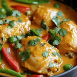 Spicy Coconut Chicken Einfaches und schmackhaftes Gericht
