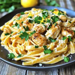Cowboy Butter Chicken Linguine Einfaches Rezept