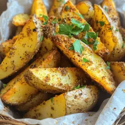 Knusprige Kartoffelspalten Schritt-für-Schritt Rezept