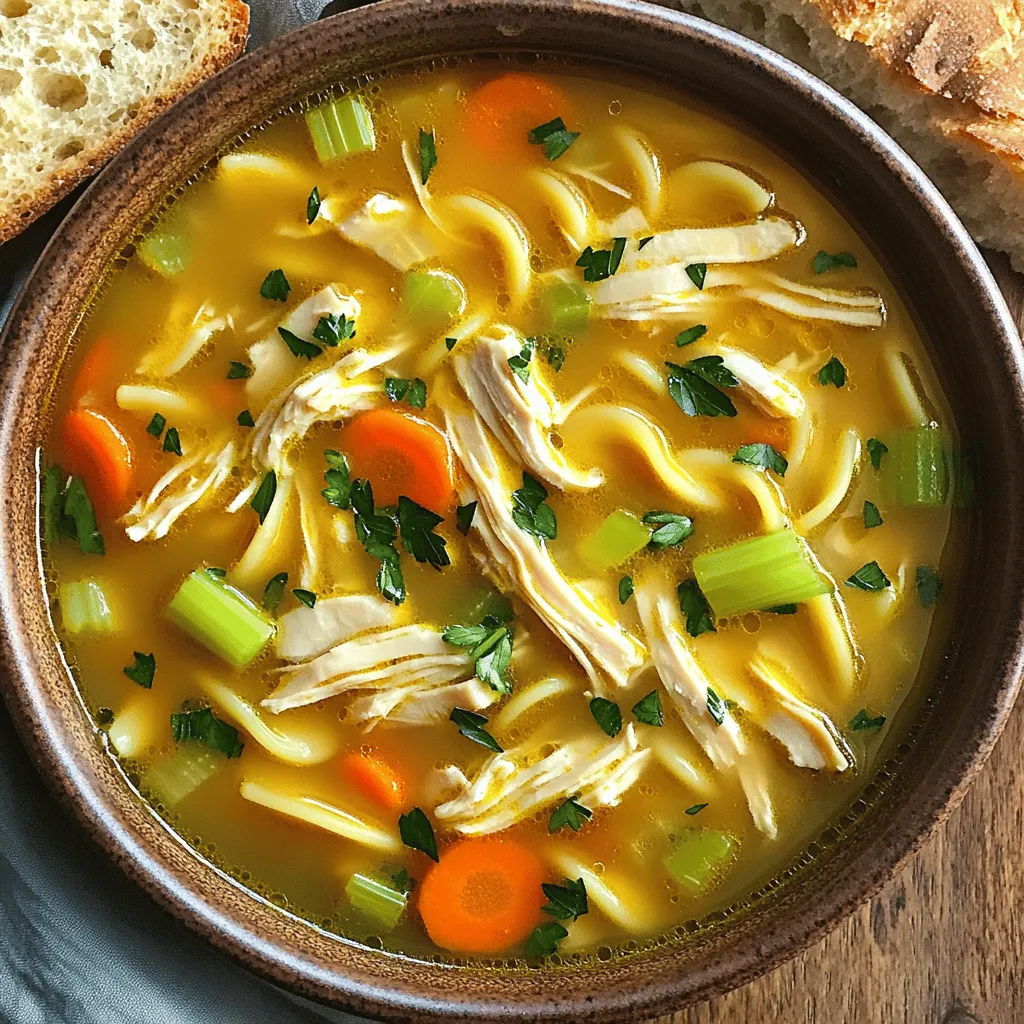Klassische Hühnersuppe Herzhaft und Wohltuend Rezept