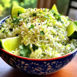 Für diesen leckeren Reis benötigst du folgende Zutaten: - 1 Tasse Langkornreis - 2 Tassen Gemüsebrühe - 1 Esslöffel Olivenöl - 1 Teelöffel Salz - Schale von 1 Limette - Saft von 1 Limette - 1/2 Tasse frischer Koriander, fein gehackt - 1 Zehe Knoblauch, gehackt - 1/4 Teelöffel schwarzer Pfeffer - Optional: 1/4 Teelöffel rote Pfefferflocken für etwas Schärfe Falls du einige Zutaten nicht hast, gibt es Alternativen: - Statt Langkornreis kannst du Basmati- oder Jasminreis verwenden. - Gemüsebrühe kann durch Hühnerbrühe ersetzt werden, wenn du keinen Vegetarier bist. - Verwende Sonnenblumenöl oder Rapsöl anstelle von Olivenöl. - Limette kann durch Zitrone ersetzt werden, wenn du eine andere Säure bevorzugst. - Frischer Koriander kann durch Petersilie ersetzt werden, wenn du keinen Koriander magst. Hier sind die Nährwerte pro Portion, basierend auf 4 Portionen: - Kalorien: ca. 180 - Fett: 5 g - Kohlenhydrate: 28 g - Protein: 4 g - Ballaststoffe: 2 g Mit diesen Zutaten kannst du ein köstliches und frisches Gericht zubereiten. Probiere das Rezept für Zesty Koriander-Limetten-Reis aus und entdecke, wie einfach es ist! Zuerst spüle den Reis unter kaltem Wasser. Das hilft, die Stärke zu entfernen. So wird der Reis lockerer und nicht klebrig. Wenn das Wasser klar bleibt, ist der Reis bereit. Erwärme in einem Kochtopf das Olivenöl bei mittlerer Hitze. Füge den gehackten Knoblauch hinzu und brate ihn an. Nach etwa einer Minute sollte er goldbraun und aromatisch sein. Das gibt dem Reis einen tollen Geschmack. Gib dann den abgespülten Reis hinein und rühre gut um. Gieße die Gemüsebrühe und das Salz dazu. Lass die Mischung aufkochen. Sobald es sprudelt, reduziere die Hitze und decke den Topf ab. Lass den Reis 15 bis 18 Minuten kochen. So nimmt der Reis die Brühe auf und wird weich. Nach dem Kochen lasse den Reis 5 Minuten zugedeckt stehen. Danach lockere ihn vorsichtig mit einer Gabel auf. Jetzt ist es Zeit für die Aromen! Rühre die Limettenschale, den Limettensaft und den frischen Koriander unter. Füge schwarzen Pfeffer und, wenn du magst, die roten Pfefferflocken hinzu. Mische alles gut, damit sich die Zutaten vermengen. Probiere den Reis und passe die Gewürze nach deinem Geschmack an. Für mehr Details schaue dir das Full Recipe an! Ein häufiger Fehler ist, den Reis nicht zu waschen. Schmutziger Reis kann klumpig werden. Spülen Sie den Reis vorher, bis das Wasser klar bleibt. Ein weiterer Fehler ist, die Hitze zu hoch zu halten. Zu hohe Hitze kann den Reis anbrennen. Kochen Sie den Reis immer bei niedriger Hitze. Um den Geschmack zu verbessern, verwenden Sie Gemüsebrühe statt Wasser. Das gibt dem Reis mehr Tiefe. Fügen Sie frische Kräuter wie Koriander kurz vor dem Servieren hinzu. Dies bewahrt den frischen Geschmack. Limettensaft und -schale bringen eine schöne Säure. Sie machen den Reis lebendig und frisch. Frischer Koriander ist vielseitig. Sie können ihn in Salaten, Salsas und Dips verwenden. Die Aromen des Korianders ergänzen viele Gerichte. Er passt gut zu mexikanischer und asiatischer Küche. Verwenden Sie die Blätter und Stiele, um den vollen Geschmack zu erhalten. Für das beste Ergebnis, hacken Sie den Koriander kurz vor der Verwendung. So bleibt der Geschmack frisch. Für mehr Details, schauen Sie in das [Full Recipe]. {{image_4}} Um den Zesty Koriander-Limetten-Reis bunter zu machen, fügen Sie Gemüse hinzu. Erbsen, Paprika und Karotten passen gut. Schneiden Sie das Gemüse klein und braten Sie es im Olivenöl an, bevor Sie den Reis hinzufügen. So bleibt das Gemüse knackig und frisch. Diese Mischung bringt mehr Farbe und Nährstoffe in das Gericht. Wer es etwas schärfer mag, kann rote Pfefferflocken hinzufügen. Diese geben dem Reis einen tollen Kick. Fügen Sie die Flocken gleich nach dem Kochen des Reises hinzu. So entfalten sich die Aromen besser. Sie können die Menge nach Ihrem Geschmack anpassen. Beginnen Sie mit einer Prise und probieren Sie den Reis. Dieses Rezept ist von Natur aus vegan, da es keine tierischen Produkte enthält. Sie können es noch anpassen, indem Sie andere Kräuter verwenden. Petersilie oder Minze bringen neue Aromen. Auch Limettenschale kann durch Zitronenschale ersetzt werden. Experimentieren Sie mit verschiedenen Kräutern, um Ihren perfekten Geschmack zu finden. Wenn du Reis übrig hast, lass ihn zuerst abkühlen. Du kannst den Reis in einen luftdichten Behälter geben. So bleibt er frisch und lecker. Lagere ihn nicht länger als drei Tage im Kühlschrank. Im Kühlschrank bleibt der zesty Reis bis zu drei Tage gut. Wenn du ihn länger aufbewahren möchtest, friere ihn ein. Teile den Reis in Portionen auf. Nutze gefriergeeignete Behälter oder Beutel. So kannst du den Reis später leicht wieder aufwärmen. Um den Reis wieder aufzuwärmen, nutze eine Pfanne oder die Mikrowelle. In der Pfanne kannst du etwas Wasser oder Brühe hinzufügen. So bleibt der Reis feucht. In der Mikrowelle decke den Behälter ab, damit die Feuchtigkeit nicht entweicht. Erwärme ihn in kurzen Abständen, damit er gleichmäßig warm wird. Für das vollständige Rezept, schau dir den *Full Recipe* an. Zesty Koriander-Limetten-Reis kann im Kühlschrank bis zu fünf Tage aufbewahrt werden. Achte darauf, ihn in einem luftdichten Behälter zu lagern. So bleibt der Geschmack frisch. Wenn du ihn länger aufbewahren möchtest, friere den Reis ein. Im Gefrierschrank hält er bis zu drei Monate. Ja, du kannst diesen Reis im Voraus zubereiten. Koche den Reis einfach und lasse ihn abkühlen. Danach lagere ihn im Kühlschrank. Vor dem Servieren einfach wieder aufwärmen. Das erleichtert dir die Vorbereitung für dein Essen und spart Zeit. Zesty Koriander-Limetten-Reis passt zu vielen Gerichten. Er ergänzt perfekt Tacos, Burritos und Grillgerichte. Du kannst ihn auch zu gegrilltem Fisch oder Hühnchen servieren. Probiere ihn mit frischen Salaten oder als Beilage zu einer Gemüsepfanne. Die frischen Aromen machen jedes Gericht lebendiger. Zesty Koriander-Limetten-Reis ist einfach und lecker. Wir haben die wichtigen Zutaten und zubereitungsschritte besprochen. Tipps helfen dir, Fehler zu vermeiden und den Geschmack zu optimieren. Du kannst auch Variationen ausprobieren, um das Gericht weiter anzupassen. Denke daran, übrig gebliebenen Reis richtig zu lagern und wieder aufzuwärmen. Mit diesen Infos machst du dein Kochen noch besser. Probiere es aus und genieße jedes Bissen!