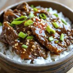 Einfache Mongolian Beef Schnelle und schmackhafte Mahlzeit
