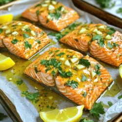 Zesty Lemon Garlic Salmon Einfach und Lecker Genießen