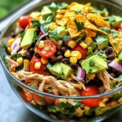 Südwest Chicken Salad Kraftvoller Genuss für jeden Tag