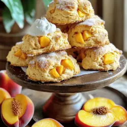 Peach Scone Recipe Einfach und Lecker Zubereiten