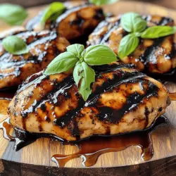 Balsamic Glazed Chicken Breasts Köstlich Zubereiten
