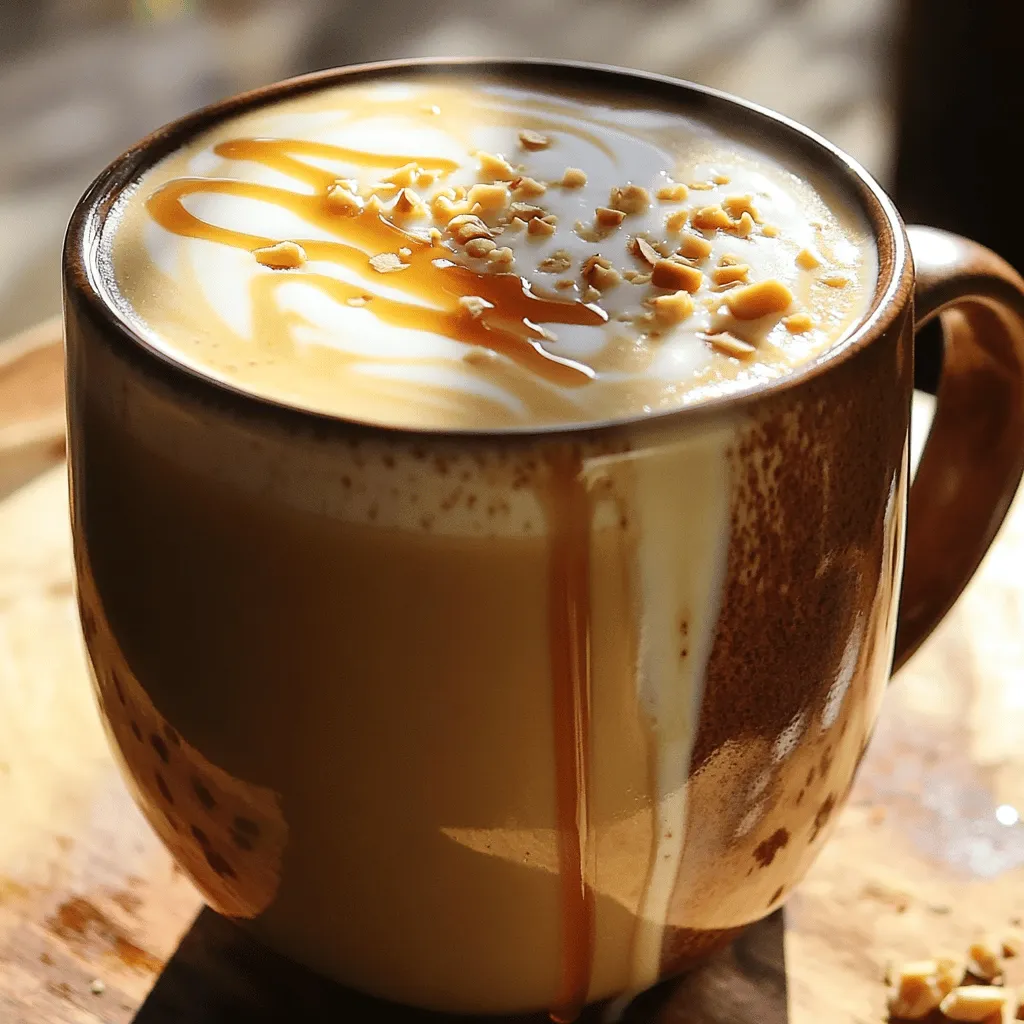 - 1 Tasse frisch gebrühter Espresso oder starker Kaffee - 1 Tasse ungesüßte Mandelmilch - 2 Esslöffel reiner Ahornsirup Die Hauptzutaten sind einfach zu finden. Frisch gebrühter Espresso oder starker Kaffee ist die Basis. Du kannst jede Kaffeeart verwenden, die dir schmeckt. Die ungesüßte Mandelmilch macht dein Getränk cremig und leicht nussig. Der Ahornsirup bringt eine natürliche Süße, die perfekt zu Kaffee passt. Diese drei Zutaten ergeben zusammen einen tollen Geschmack. - 1/2 Teelöffel Vanilleextrakt - 1/4 Teelöffel Zimt - Zerstoßene Mandeln zum Garnieren Die optionalen Zutaten verleihen dem Latte noch mehr Geschmack. Vanilleextrakt bringt eine süße Note. Zimt gibt einen warmen, würzigen Kick. Zerstoßene Mandeln sind ein schöner Crunch oben drauf. Wenn du magst, kannst du auch andere Aromen hinzufügen. Sei kreativ und finde heraus, was dir am besten schmeckt. Wenn du mehr über die Zubereitung erfahren willst, schau dir das Full Recipe an. Bereiten Sie zuerst Ihren Espresso oder starken Kaffee vor. Nutzen Sie frische Bohnen für den besten Geschmack. Brühen Sie eine Tasse, die Sie dann beiseite stellen. Nehmen Sie einen kleinen Topf. Gießen Sie die Mandelmilch hinein und erhitzen Sie sie bei mittlerer bis niedriger Temperatur. Achten Sie darauf, dass die Milch warm wird, aber nicht kocht. Sobald die Mandelmilch warm ist, nehmen Sie einen Schneebesen oder einen Milchaufschäumer. Schäumen Sie die Milch kräftig auf, bis sie schön schaumig ist. Dies verleiht Ihrem Latte die perfekte Textur. In einer großen Tasse kombinieren Sie nun den frisch gebrühten Espresso, den Ahornsirup, den Vanilleextrakt und optional den Zimt. Rühren Sie alles gut um, damit sich die Zutaten gleichmäßig vermischen. Gießen Sie langsam die aufgeschäumte Mandelmilch über die Kaffee-Mischung. Neigen Sie die Tasse leicht, um einen schönen Schichteffekt zu erzeugen. Garnieren Sie Ihr Getränk mit zerstoßenen Mandeln für zusätzlichen Crunch und Geschmack. Genießen Sie Ihr Almond Maple Latte! Für das vollständige Rezept besuchen Sie den Abschnitt [Full Recipe]. Um die perfekte Konsistenz der Mandelmilch zu erreichen, erhitzen Sie sie vorsichtig. Stellen Sie sicher, dass die Mandelmilch nicht kocht. Überhitzung kann die Milch trennen und den Schaum ruinieren. Ein guter Tipp ist, die Milch bei mittlerer bis niedriger Hitze zu erwärmen. Rühren Sie dabei ständig um, um eine gleichmäßige Erwärmung zu gewährleisten. Wenn Sie einen Milchaufschäumer verwenden, wird der Schaum gleichmäßiger und stabiler. Die Süße Ihres Almond Maple Latte können Sie leicht anpassen. Mögen Sie es süßer? Fügen Sie einfach mehr Ahornsirup hinzu. Beginnen Sie mit zwei Esslöffeln und probieren Sie es dann. Wenn es zu süß ist, können Sie die Menge reduzieren. Für eine weniger süße Version können Sie auch einen anderen Süßstoff verwenden. Jeder hat einen anderen Geschmack, also experimentieren Sie, um die perfekte Balance zu finden. Für eine koffeinfreie Version können Sie entkoffeinierten Kaffee oder Espresso verwenden. Die Zubereitung bleibt gleich. So können Sie den Genuss eines Almond Maple Latte erleben, ohne auf Koffein zu stoßen. Achten Sie darauf, hochwertigen entkoffeinierten Kaffee zu wählen. Die Aromen sind wichtig, um den vollen Genuss zu erhalten. Mit diesen Tipps wird Ihr Latte immer lecker! {{image_4}} Um deinen Almond Maple Latte noch spannender zu machen, füge zusätzliche Aromen hinzu. Karamell ist eine tolle Wahl. Es verleiht deinem Getränk eine süße Tiefe. Schokolade geht auch gut. Ein Schuss Schokoladensirup oder Kakaopulver macht deinen Latte cremig und schokoladig. Du kannst auch verschiedene Gewürze ausprobieren. Muskatnuss oder sogar ein Hauch von Pfefferminz können tolle Akzente setzen. Experimentiere mit diesen Aromen, um deinen perfekten Latte zu finden. Wenn du nach neuen Geschmäckern suchst, probiere verschiedene Milchalternativen. Kokosmilch bringt eine tropische Note. Sie ist leicht süß und passt gut zu Ahornsirup. Sojamilch hat einen milden Geschmack und ist eine gute Wahl für Veganer. Hafermilch hat eine cremige Textur und einen nussigen Geschmack. Diese Alternativen machen deinen Latte einzigartig. Wenn du neue Varianten ausprobierst, wirst du sicher deinen Favoriten finden. Für einen erfrischenden Eiskaffee-Almond Maple Latte, beginne mit kaltem Kaffee. Bereite deinen Espresso wie gewohnt zu und lasse ihn abkühlen. Füge dann ungesüßte Mandelmilch, Ahornsirup und Eiswürfel hinzu. Mixe alles gut zusammen. Du kannst auch die aufgeschäumte Milch separat zubereiten und sie über den kalten Kaffee gießen. Das sorgt für einen tollen Schichteffekt. Diese kalte Variante ist perfekt für heiße Tage. Du wirst sie lieben! Um den Almond Maple Latte schnell zuzubereiten, können Sie die Einzelzutaten im Voraus vorbereiten. Brühen Sie Ihren Espresso oder starken Kaffee vor. Lassen Sie ihn abkühlen und bewahren Sie ihn im Kühlschrank auf. So können Sie ihn bei Bedarf schnell verwenden. Auch die Mandelmilch kann Sie vorbereiten. Sie können sie in einem kleinen Behälter im Kühlschrank aufbewahren. So haben Sie alles bereit, wenn Sie Lust auf einen Latte haben. Mandelmilch und Ahornsirup sollten richtig gelagert werden, um frisch zu bleiben. Bewahren Sie die Mandelmilch nach dem Öffnen im Kühlschrank auf. Schauen Sie auf das Haltbarkeitsdatum. Ahornsirup kann in einem kühlen, dunklen Ort gelagert werden. Nach dem Öffnen bewahren Sie ihn ebenfalls im Kühlschrank auf. So bleibt der Geschmack frisch und lecker. Die Mischung aus Espresso, Mandelmilch und Ahornsirup bleibt im Kühlschrank etwa zwei Tage frisch. Achten Sie darauf, die Mischung in einem luftdichten Behälter zu lagern. Prüfen Sie den Geruch und das Aussehen, bevor Sie ihn verwenden. Wenn alles gut aussieht, können Sie Ihren Latte genießen. Für das beste Ergebnis empfehle ich, die Mischung frisch zuzubereiten. Weitere Details finden Sie im Full Recipe. Um die besten Zutaten für deinen Almond Maple Latte zu finden, schau in den Supermarkt. Achte darauf, ungesüßte Mandelmilch zu wählen. Sie ist oft in der Pflanzenmilch-Abteilung. Suche nach reinem Ahornsirup. Dieser sollte 100% rein sein, ohne Zusatzstoffe. Online gibt es viele gute Optionen. Websites für Bio-Produkte bieten oft frische Zutaten an. Überprüfe die Bewertungen, um die Qualität zu sichern. Ja, dieses Rezept ist bereits fast vegan. Nutze ungesüßte Mandelmilch, um es vegan zu halten. Der Ahornsirup ist ebenfalls pflanzlich. So kannst du einen leckeren und veganen Almond Maple Latte genießen. Wenn du eine andere Milch wählen möchtest, probiere Hafer- oder Sojamilch. Beide bieten einen tollen Geschmack und passen gut dazu. Mandelmilch ist kalorienarm und enthält gesunde Fette. Sie ist auch reich an Vitaminen und Mineralien. Ahornsirup hat Antioxidantien und kann entzündungshemmend wirken. Er enthält weniger Fructose als Zucker. Diese Vorteile machen deinen Latte nicht nur lecker, sondern auch besser für deine Gesundheit. Ein Almond Maple Latte hat etwa 150 Kalorien. Die Kalorienzahl kann variieren, abhängig von der verwendeten Milch und der Menge an Ahornsirup. Wenn du weniger Sirup nimmst, gesparst du Kalorien. Wenn du mehr Milch verwendest, kann es auch mehr werden. Achte auf die Zutaten, um deine Kalorien im Blick zu behalten. Ja, es gibt viele Alternativen. Du kannst Stevia oder Erythrit verwenden, wenn du Zucker reduzieren möchtest. Beide sind kalorienarm und süß. Honig ist auch eine gute Option, wenn du es nicht vegan magst. Probiere verschiedene Süßstoffe aus, um deinen perfekten Geschmack zu finden. Ein Almond Maple Latte ist leicht zuzubereiten und voller Geschmack. Du brauchst nur wenige Zutaten, wie Espresso, Mandelmilch und Ahornsirup. Die Anleitung hilft dir Schritt für Schritt beim Zubereiten. Denk auch an die Tipps, um die perfekte Konsistenz zu erreichen und Variationen auszuprobieren. Halte die Zutaten frisch und genieße dein Getränk so lange wie möglich. Mit diesen Anleitungen wirst du bald der Profi in deiner Küche sein. Probiere es aus und genieße dein einzigartiges Latte!