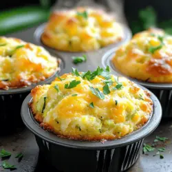 Cheesy Zucchini Muffins Einfach und Köstlich genießen