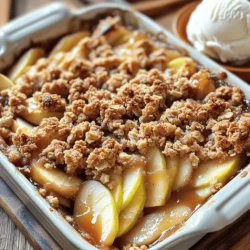 Classic Apple Crisp Köstlicher Herbstgenuss zuhause