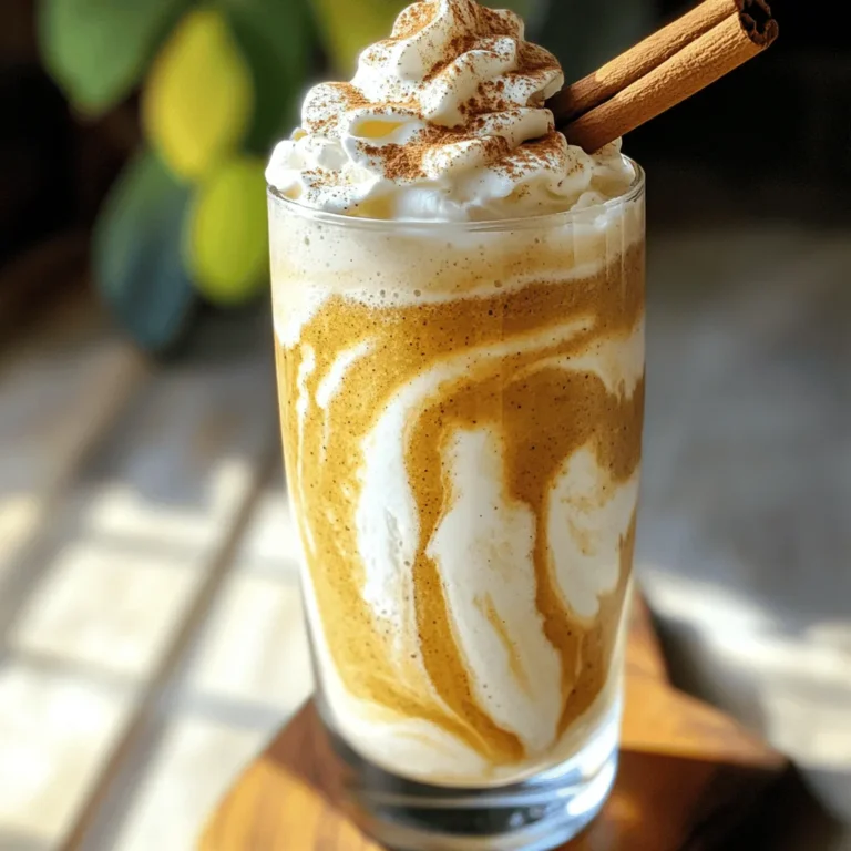 - 2 Tassen frisch gebrühter Chai-Tee, abgekühlt - 1 Tasse Milch (tierisch oder pflanzlich) - 1 Tasse Vanilleeis oder Vanille-Joghurt Die Hauptzutaten sind einfach und lecker. Der Chai-Tee gibt der Frappe ihren besonderen Geschmack. Ich empfehle, den Tee stark zu brühen. So wird der Geschmack intensiver. Die Milch macht die Frappe schön cremig. Du kannst normale Milch oder pflanzliche Milch verwenden. Vanilleeis sorgt für die süße Note. Alternativ kannst du Vanille-Joghurt für eine leichtere Option nehmen. - 2 Esslöffel Honig oder Ahornsirup - 1 Teelöffel Vanilleextrakt Süßungsmittel geben der Frappe den perfekten Kick. Honig oder Ahornsirup sorgen für eine natürliche Süße. Du kannst die Menge nach deinem Geschmack anpassen. Vanilleextrakt verstärkt das Vanillearoma. Es macht die Frappe noch leckerer. - 1/2 Teelöffel gemahlener Zimt - 1/4 Teelöffel gemahlener Ingwer Die Gewürze bringen Wärme in die Frappe. Zimt gibt einen tollen Duft und Geschmack. Ingwer sorgt für einen kleinen Kick. Diese Gewürze machen die Frappe besonders und aromatisch. Ich nutze diese Zutaten immer wieder, um meine Vanille Chai Frappe zu machen. Du kannst das vollständige Rezept [Full Recipe] nachlesen, um alles Schritt für Schritt zu lernen. Um die beste Vanille Chai Frappe zu machen, brauchen wir einen starken Chai-Tee. Brühen Sie dazu zwei Tassen frischen Chai-Tee. Stellen Sie sicher, dass der Tee gut konzentriert ist. Dies gibt der Frappe mehr Geschmack. Lassen Sie den Tee dann vollständig abkühlen. Dies ist wichtig, damit die Frappe nicht schmilzt, wenn wir die anderen Zutaten hinzufügen. Jetzt kommt der Spaß! Geben Sie alle Zutaten in den Mixer. Dies sind der abgekühlte Chai-Tee, eine Tasse Milch, eine Tasse Vanilleeis oder Joghurt, sowie zwei Esslöffel Honig oder Ahornsirup. Vergessen Sie nicht den Vanilleextrakt, gemahlenen Zimt und Ingwer. Mixen Sie alles auf hoher Stufe. Mischen Sie, bis die Mischung glatt und schaumig ist. Achten Sie darauf, dass alles gut vermischt ist. Probieren Sie die Mischung. Passen Sie die Süße nach Ihrem Geschmack an, falls nötig. Füllen Sie die Gläser mit der gemixten Vanille Chai Frappe. Lassen Sie einen kleinen Platz am oberen Rand, um die Frappe schön zu garnieren. Optional können Sie einen großen Klecks Schlagsahne darauf geben. Streuen Sie eine Prise gemahlenen Zimt für den letzten Schliff oben drauf. Eine Zimtstange macht die Frappe noch hübscher. Jetzt sind Sie bereit, diese leckere Frappe zu genießen! Um deine Vanille Chai Frappe genau richtig zu machen, passe die Süße an. Du kannst mehr oder weniger Honig oder Ahornsirup verwenden. Probiere auch verschiedene Milchsorten aus. Mandelmilch oder Hafermilch geben einen neuen Geschmack. Eine hübsche Garnierung macht den Drink besonders. Verwende Schlagsahne, um einen tollen Look zu schaffen. Eine Zimtstange als Dekoration wirkt einladend. Setze deine Frappe in besondere Gläser. Das macht das Trinken noch schöner. Bereite deinen Chai-Tee am Vortag vor. So sparst du Zeit und der Tee kann gut durchziehen. Vergiss nicht, das Vanilleeis am Tag vorher einzufrieren. So bleibt deine Frappe schön kalt und cremig. {{image_4}} Für eine vegane Vanille Chai Frappe gibt es einfache Alternativen. Sie können pflanzliche Milch verwenden. Mandeldrink oder Hafermilch bieten einen tollen Geschmack. Anstelle von Vanilleeis können Sie Joghurt-Alternativen nutzen. Kokosjoghurt ist besonders cremig und lecker. Möchten Sie die Frappe aufregender machen? Fügen Sie etwas Kakaopulver oder Schokoladensirup hinzu. Diese Zutaten bringen eine süße Note. Auch verschiedene Gewürze bringen neuen Geschmack. Kardamom eignet sich hervorragend für ein warmes Aroma. Probieren Sie es aus! Früchte sind eine tolle Ergänzung. Bananen oder Beeren machen die Frappe frisch und fruchtig. Sie können auch Vanille- oder Chai-Eiscreme verwenden. Diese Kombination bietet ein tolles Geschmackserlebnis. Mixen Sie die Früchte mit der Frappe für eine cremige Textur. Für das vollständige Rezept lesen Sie die [Full Recipe]. Um die Vanille Chai Frappe frisch zu halten, lagere sie im Kühlschrank. Verwende einen luftdichten Behälter. Das schützt die Frappe vor Gerüchen und sorgt für einen guten Geschmack. Achte darauf, dass die Zutaten frisch sind. Die Qualität beeinflusst den Geschmack. Du kannst die Frappe einfrieren, um sie später zu genießen. Stelle sicher, dass du sie in einem gefrierfesten Behälter lagerst. So bleibt der Geschmack lange erhalten. Die Frappe hält sich bis zu drei Monate im Gefrierfach. Lass sie vor dem Servieren etwas auftauen. Hast du Reste? Keine Sorge! Du kannst sie in Smoothies verwenden oder als Eiskaffee genießen. Du kannst auch neue Rezepte ausprobieren. Zum Beispiel, probiere sie mit frischen Früchten oder füge Nüsse hinzu. Diese Ideen geben deiner Frappe eine neue Note. Um eine Vanille Chai Frappe vegan zu machen, ersetze die Milch. Nutze pflanzliche Milch wie Mandel-, Soja- oder Hafermilch. Statt Vanilleeis kannst du auch gefrorenen Joghurt auf pflanzlicher Basis verwenden. Süßungsmittel wie Honig kannst du durch Agavendicksaft oder Ahornsirup ersetzen. So bleibt der Geschmack lecker und frisch. Ja, du kannst heißen Chai-Tee verwenden. Das Getränk wird jedoch weniger cremig und kühlend. Wenn du einen heißen Chai-Tee verwendest, lass ihn etwas abkühlen. So schmilzt das Eis nicht sofort. Diese Methode ist ideal für kalte Tage, wenn du einen warmen Kick suchst. Die besten Zutaten findest du in lokalen Bioläden oder Supermärkten. Sie bieten frische Produkte und eine große Auswahl. Online-Shops wie Amazon oder spezielle Lebensmittel-Websites haben oft die besten Marken. Achte darauf, frische Gewürze und hochwertige Milch zu wählen, um den besten Geschmack zu erzielen. Die Vanille Chai Frappe enthält gesunde Zutaten. Chai-Tee hat Antioxidantien, die gut für dein Immunsystem sind. Zimt kann den Blutzuckerspiegel regulieren, während Ingwer gut für die Verdauung ist. Diese Frappe hat etwa 250 Kalorien pro Portion. Sie ist eine schmackhafte Möglichkeit, sich etwas Gutes zu tun. Eine Vanille Chai Frappe ist einfach zuzubereiten und lecker. Wir haben die Hauptzutaten, die Zubereitung, Tipps für die perfekte Frappe und Variationen besprochen. Du kannst sie leicht anpassen und kreativ gestalten. Denke auch an die Lagerung und Resteverwertung. Diese Frappe ist nicht nur köstlich, sondern bietet auch einige gesundheitliche Vorteile. Probiere verschiedene Rezepte aus und finde deine Lieblingsversion. Viel Spaß beim Mixen und Genießen!