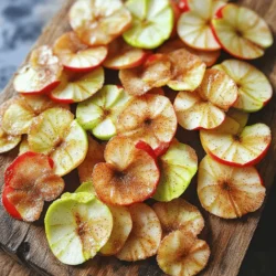 Einfache Zimt-Apfelchips Knusprig und Lecker Rezept