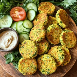Die Hauptzutaten für deine einfachen gebackenen Falafel sind einfach zu finden und gesund. Hier sind die Zutaten, die du brauchst: - 1 Dose (425 g) Kichererbsen, abgetropft und abgespült - 60 g frische Petersilie, grob gehackt - 60 g frischer Koriander, grob gehackt - 1/2 kleine Zwiebel, grob gehackt - 2 Knoblauchzehen, fein gehackt - 1 Teelöffel Kreuzkümmel, gemahlen - 1 Teelöffel Koriander, gemahlen - 1/2 Teelöffel Backpulver - 60 g Allzweckmehl (oder Kichererbsenmehl für glutenfrei) - Salz und Pfeffer nach Geschmack - 3 Esslöffel Olivenöl - Optional: Tahini-Sauce zum Servieren Jede Zutat hat ihren eigenen Geschmack und trägt zur Textur bei. Du kannst frische Kräuter verwenden, um den Falafel mehr Aroma zu verleihen. Die Wahl der Gewürze macht einen großen Unterschied. Kreuzkümmel und Koriander geben dem Gericht eine warme, erdige Note. Frische Kräuter wie Petersilie und Koriander sorgen für eine frische Note. - Kreuzkümmel: Er verleiht einen nussigen Geschmack. - Koriander: Er bringt Zitrusaromen mit sich. - Petersilie: Sie sorgt für eine grüne Frische. - Knoblauch: Er gibt der Mischung einen kräftigen Kick. Diese Gewürze sind einfach zu finden und sehr wichtig für den Geschmack. Du kannst auch experimentieren und andere Gewürze hinzufügen, um deinen eigenen Stil zu kreieren. Für glutenfreie Falafel kannst du Kichererbsenmehl anstelle von Allzweckmehl verwenden. - Kichererbsenmehl: Es hat einen nussigen Geschmack und bindet gut. - Quinoa: Du kannst auch gekochte Quinoa hinzufügen, um die Falafel zu binden. Achte darauf, dass alle anderen Zutaten ebenfalls glutenfrei sind. So kannst du sicherstellen, dass jeder deine leckeren Falafel genießen kann. Für das vollständige Rezept schau dir bitte die [Full Recipe] an. Beginne mit der Vorbereitung der Kichererbsen. Verwende eine Dose Kichererbsen, die gut abgespült ist. So entfernst du die überschüssige Stärke und das Salz. Dann nimm frische Kräuter wie Petersilie und Koriander. Hacke sie grob, damit sie gut in der Mischung verteilt sind. Diese Kräuter geben den Falafeln viel Geschmack. Jetzt kommt der spaßige Teil. Gib die Kichererbsen, die Kräuter, eine Zwiebel und Knoblauch in die Küchenmaschine. Pulsieren Sie die Mischung, bis sie grob kombiniert ist. Achte darauf, dass die Mischung nicht zu fein wird. Füge dann die Gewürze wie Kreuzkümmel und Koriander hinzu. Danach kommt das Backpulver, Mehl, Salz und Pfeffer. Pulsieren, bis alles schön vermischt ist. Die Mischung sollte gut zusammenhalten und leicht krümelig sein. Es ist Zeit, die Falafel zu formen! Nimm eine Portion der Mischung und forme kleine Bällchen, etwa so groß wie ein Golfball. Platziere sie auf einem mit Backpapier ausgelegten Blech. Drücke sie leicht flach, damit sie gleichmäßig backen. Beträufle die Falafel mit Olivenöl, um ihnen eine schöne Kruste zu geben. Backe sie bei 190°C für 25-30 Minuten. Wende sie nach der Hälfte der Zeit, damit sie von beiden Seiten goldbraun werden. Lass sie nach dem Backen kurz abkühlen, bevor du sie servierst. Du kannst die Falafel in warmen Pita-Brot mit frischem Gemüse und Tahini-Sauce genießen. Für mehr Details kannst du das Full Recipe ansehen. Um die beste Textur für deine Falafel zu erzielen, sind frische Zutaten wichtig. Verwende frische Kichererbsen, wenn möglich. Diese geben mehr Geschmack und eine bessere Struktur. Achte darauf, die Mischung in der Küchenmaschine nicht zu lange zu pürieren. Du willst eine grobe Konsistenz, die zusammenhält, aber nicht zu glatt ist. Das sorgt für einen guten Biss. Für knusprige Falafel ist Olivenöl der Schlüssel. Beträufle die geformten Bällchen vor dem Backen gut damit. Dies hilft, eine goldene, knusprige Kruste zu bilden. Backe die Falafel bei 190°C und wende sie nach der Hälfte der Zeit. So werden sie gleichmäßig knusprig. Wenn du etwas mehr Crunch möchtest, kannst du auch Paniermehl verwenden. Mische etwas mit der Teigmischung für zusätzlichen Biss. Serviere die Falafel warm in Pita-Brot. Fülle sie mit frischem Gemüse wie Gurken, Tomaten und Zwiebeln. Ein Klecks Tahini-Sauce oder Joghurt macht das Gericht noch besser. Du kannst auch frische Kräuter wie Minze oder Petersilie hinzufügen, um es farbenfroh zu gestalten. Für den perfekten Genuss, genieße sie mit einem knackigen Salat oder als Teil einer Mezze-Platte. Wenn du mehr über das Rezept erfahren möchtest, schau dir das Full Recipe an. {{image_4}} Wenn du deine Falafel noch schmackhafter machen willst, probiere einige zusätzliche Zutaten. Füge 1 Teelöffel Paprika oder Cayennepfeffer hinzu, um mehr Wärme zu bekommen. Möchtest du fruchtige Noten? Ein wenig Zitronenschale passt perfekt. Auch geriebene Karotten oder Zucchini können für mehr Farbe und Nährstoffe sorgen. Diese Zutaten geben deinen Falafeln eine neue Dimension und machen sie noch interessanter. Die Falafel sind bereits vegan, was sie perfekt für alle macht, die pflanzlich essen. Du kannst die Kichererbsen auch durch schwarze Bohnen ersetzen. Das gibt einen anderen Geschmack und eine dunklere Farbe. Für eine glutenfreie Option nutze Kichererbsenmehl anstelle von Allzweckmehl. Diese Alternativen machen die Gerichte noch vielfältiger und passen zu verschiedenen Ernährungsweisen. Falafel schmecken großartig mit verschiedenen Beilagen und Dips. Serviere sie in einer warmen Pita mit frischem Gemüse wie Tomaten, Gurken und Salat. Eine leckere Tahini-Sauce passt perfekt dazu. Wenn du etwas Cremiges möchtest, probiere Joghurt oder eine Avocado-Creme. Diese Beilagen machen dein Gericht noch bunter und schmackhafter. Um die Falafel frisch zu halten, lagere sie in einem luftdichten Behälter. Du solltest sie im Kühlschrank aufbewahren. So bleiben sie bis zu drei Tage gut. Achte darauf, dass sie vollständig abgekühlt sind, bevor du sie verpackst. Dadurch vermeidest du Kondenswasser, das die Falafel matschig machen könnte. Wenn du die Falafel aufwärmen möchtest, nutze den Ofen oder eine Pfanne. So bleiben sie knusprig. Heize den Ofen auf 180°C vor. Lege die Falafel auf ein Backblech und erwärme sie für etwa 10-15 Minuten. In der Pfanne kannst du sie mit etwas Öl bei mittlerer Hitze für 5-7 Minuten aufwärmen. Wende sie einmal, damit sie gleichmäßig warm werden. Die zubereiteten Falafel halten sich im Kühlschrank bis zu drei Tage. Du kannst sie auch einfrieren. Leg sie dazu in einen gefrierfesten Behälter. Im Gefrierschrank bleiben sie bis zu drei Monate frisch. Zum Auftauen lege die Falafel einfach über Nacht in den Kühlschrank. So hast du immer eine schnelle, gesunde Mahlzeit bereit. Wenn du mehr über die Zubereitung erfahren möchtest, schaue dir das Full Recipe an. Die Zubereitung von Easy Baked Falafel dauert insgesamt etwa 45 Minuten. Du benötigst 15 Minuten für die Vorbereitung. Das Backen im Ofen dauert 25 bis 30 Minuten. Diese schnelle und gesunde Mahlzeit ist einfach zu machen. Du kannst sie problemlos in deinen Alltag einbauen. Ja, du kannst die Falafel einfrieren. Lasse sie nach dem Backen vollständig abkühlen. Lege die Falafel dann in einen luftdichten Behälter. Sie halten sich gut im Gefrierfach für bis zu drei Monate. Zum Aufwärmen nimm die Falafel einfach heraus und backe sie im Ofen, bis sie warm und knusprig sind. Falafel passt gut zu vielen Beilagen. Einige beliebte Optionen sind: - Frisches Gemüse wie Gurken und Tomaten - Ein einfacher Salat mit Zitronendressing - Hummus oder Tahini-Sauce - Pita-Brot oder Fladenbrot - Joghurt oder Tzatziki für mehr Geschmack Mit diesen Beilagen wird dein Falafel-Gericht noch besser. Du kannst auch die [Full Recipe] ausprobieren, um mehr Ideen zu erhalten. In diesem Blogbeitrag haben wir einfache Schritte zur Zubereitung von gebackenen Falafel behandelt. Wir sprachen über die Zutaten, die Zubereitung, hilfreiche Tipps und viele Variationen. Die richtige Mischung aus Kräutern und Gewürzen macht den Unterschied. Denke daran, die Falafel knackig zu machen und sie richtig zu lagern. Mit diesen Tipps kannst du jederzeit köstliche Falafel genießen. Bereit, neue Geschmackserlebnisse zu entdecken? Viel Spaß beim Ausprobieren!