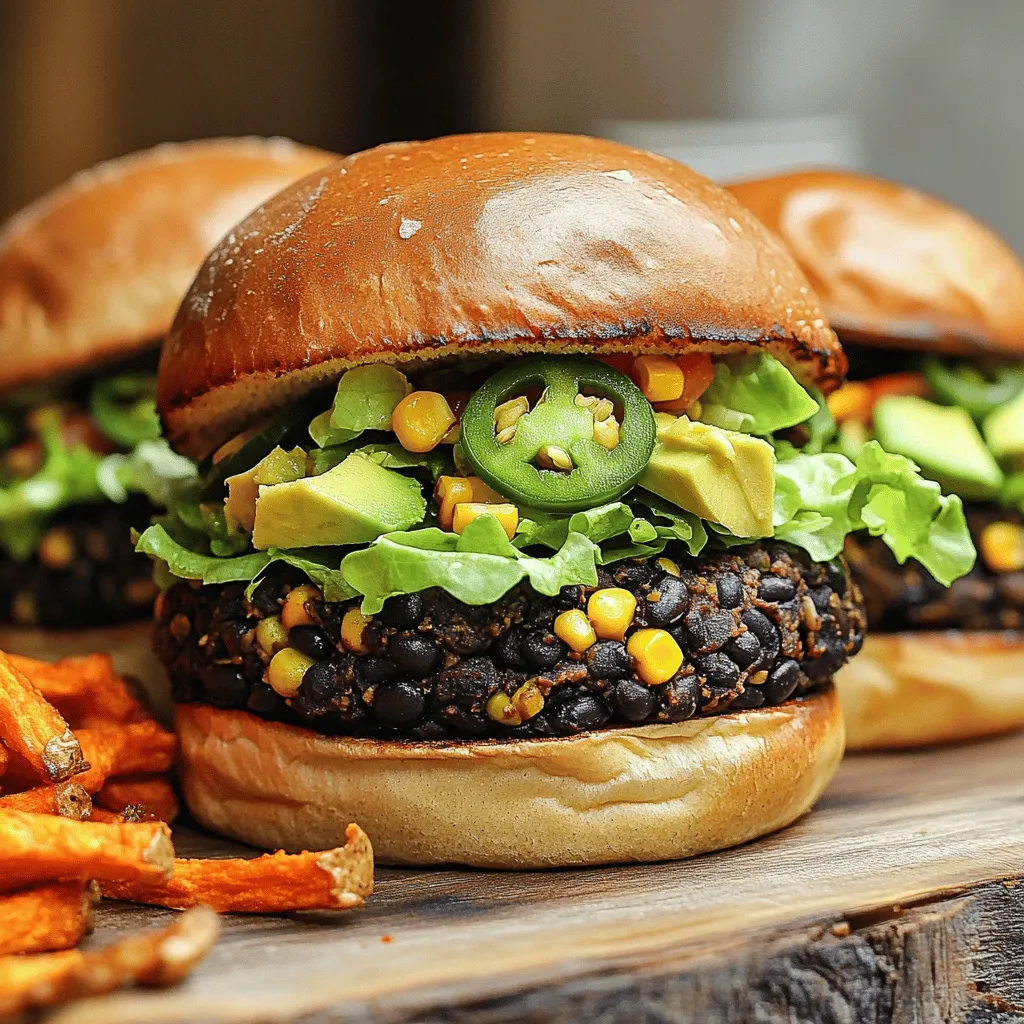 - 1 Dose schwarze Bohnen - 125 g gekochter Quinoa - 125 g Semmelbrösel - 60 g rote Zwiebel - 60 g Maiskörner Um den perfekten Spicy Black Bean Burger zu machen, benötige ich einige Grundzutaten. Zuerst ist eine Dose schwarze Bohnen wichtig. Diese Bohnen geben dem Burger eine tolle Basis und machen ihn gesund. Dann kommt 125 g gekochter Quinoa dazu. Quinoa bringt eine schöne Textur in die Mischung. Semmelbrösel helfen, die Patties zu binden und geben ihnen die richtige Festigkeit. Ich nehme 60 g rote Zwiebel für den Geschmack und 60 g Maiskörner für einen süßen Crunch. - 1 Teelöffel Kreuzkümmel - 1 Teelöffel geräuchertes Paprikapulver - 1/2 Teelöffel Chilipulver - Salz und Pfeffer nach Geschmack Die Gewürze sind das Herzstück meines Burgers. Ich füge 1 Teelöffel Kreuzkümmel hinzu. Er bringt ein warmes Aroma. 1 Teelöffel geräuchertes Paprikapulver gibt einen rauchigen Geschmack. Für etwas Schärfe nehme ich 1/2 Teelöffel Chilipulver. Ich empfehle, Salz und Pfeffer nach Geschmack zu verwenden. So schmeckt der Burger genau richtig. - Burger-Brötchen - Avocadoscheiben, Salat, Tomaten, würzige Mayo Für den perfekten Burger brauche ich auch die Brötchen und den Belag. Ich wähle frische Burger-Brötchen, die schön weich sind. Avocadoscheiben geben einen cremigen Geschmack. Ich füge auch Salat und Tomaten hinzu. Diese bringen Frische und Farbe. Für einen extra Kick kann ich würzige Mayo verwenden. Das macht den Burger noch besser. Wenn du mehr über die Zubereitung erfahren möchtest, schau dir das vollständige Rezept an. - Zuerst nimmst du die schwarzen Bohnen und zerdrückst sie grob. Benutze eine Gabel oder einen Kartoffelstampfer. Achte darauf, dass die Bohnen noch etwas Biss haben. - Jetzt gibst du die anderen Zutaten in die Schüssel. Füge gekochten Quinoa, Semmelbrösel, rote Zwiebel, Mais, gehackten Knoblauch und Jalapeño hinzu. - Streue Kreuzkümmel, geräuchertes Paprikapulver, Chilipulver, Salz und Pfeffer dazu. Mische alles gut, bis eine homogene Masse entsteht. - Nimm die Bohnenmischung und forme gleichmäßige Patties. Je nach Größe bekommst du etwa 4-6 Patties. - Wenn die Mischung zu feucht ist, füge etwas mehr Semmelbrösel hinzu. - Erhitze das Olivenöl in einer Pfanne bei mittlerer Hitze. Lege die Patties vorsichtig in die Pfanne. Brate sie 5-6 Minuten auf jeder Seite. Sie sollten knusprig und goldbraun werden. - Während die Patties braten, röste die Burger-Brötchen leicht an. Das kannst du in einer separaten Pfanne oder auf einem Grill machen. - Belege die Burger nach Wahl. Lege einen Patty auf die untere Brötchenhälfte. Toppe ihn mit Avocadoscheiben, Salat, Tomaten und würziger Mayo, wenn du magst. So bereitest du die würzigen schwarzen Bohnen-Burger einfach und lecker zu. Du kannst die vollständige Rezeptanleitung in der Würzige schwarze Bohnen-Burger finden. Um die perfekte Konsistenz für die Patties zu erreichen, ist es wichtig, Semmelbrösel zu verwenden. Diese helfen, die Mischung zu binden und geben Stabilität. Wenn die Mischung zu feucht ist, fügen Sie einfach mehr Semmelbrösel hinzu. Zusätzlich können Sie andere Bindemittel verwenden. Ein Ei oder Leinsamen kann ebenfalls helfen, die Patties zu formen. Diese Optionen sind besonders für vegane Burger wichtig. Experimentieren Sie mit diesen Zutaten, um die beste Textur zu finden. Die Hitze ist entscheidend beim Braten der Patties. Ich empfehle, mittlere Hitze zu verwenden. So braten die Burger gleichmäßig und werden knusprig. Überwachen Sie das Braten genau. Nach etwa 5-6 Minuten sollten Sie die Patties wenden. Achten Sie darauf, dass sie goldbraun sind. Wenn sie zu schnell bräunen, reduzieren Sie die Hitze. Um die Aromen zu verfeinern, können Sie zusätzliche Gewürze hinzufügen. Zum Beispiel, ein bisschen Cayennepfeffer kann für mehr Schärfe sorgen. Probieren Sie auch frische Kräuter wie Koriander oder Petersilie. Diese bringen frische Noten in die Burger. Beilagen sind ebenfalls wichtig für den Geschmack. Avocadoscheiben, frische Tomaten oder eine würzige Mayo sind tolle Ergänzungen. Sie machen den Burger nicht nur leckerer, sondern auch bunter. {{image_4}} Für einen tollen Burger nutze ich pflanzliche Brötchen. Diese sind leicht und geschmackvoll. Du kannst auch glutenfreie Brötchen wählen, wenn du das möchtest. Bei den Zutaten ist es wichtig, Eier zu vermeiden, besonders bei veganen Varianten. Stattdessen benutze ich oft mehr Quinoa oder Leinsamen. Leinsamen vermische ich mit Wasser, um eine Bindung zu erzeugen. So bleibt der Burger fest und lecker. Um den Schärfegrad anzupassen, füge mehr oder weniger Jalapeños hinzu. Du kannst auch andere scharfe Chilis verwenden, um den Geschmack zu verändern. Frische Kräuter bringen viel Aroma. Ich liebe es, Koriander oder Petersilie dazuzugeben. Diese Kräuter geben dem Burger eine frische Note. Experimentiere ruhig mit verschiedenen Gewürzen, um deinen eigenen Favoriten zu finden. Probiere andere Gemüsesorten für mehr Vielfalt. Zucchini, Paprika oder Spinat passen gut. Du kannst sie einfach klein schneiden und in die Mischung geben. Für kreative Saucenideen nutze Guacamole oder eine scharfe Salsa. Diese Saucen machen den Burger noch schmackhafter. Sei kreativ und finde die Kombination, die dir gefällt! Für die vollständige Rezeptanleitung kannst du die Würzige schwarze Bohnen-Burger anschauen. Die Patties können einfach gelagert werden. Bewahre sie im Kühlschrank in einem luftdichten Behälter auf. So bleiben sie frisch und lecker. Wenn du mehr als nötig gemacht hast, friere die Patties ein. Lege sie einfach in einen Gefrierbeutel. Achte darauf, die Luft herauszudrücken. So bleiben sie bis zu drei Monate gut. Um die Patties wieder aufzuwärmen, verwende eine Pfanne. Erhitze sie bei mittlerer Hitze für fünf Minuten pro Seite. So bleiben sie knusprig. Du kannst auch den Ofen nutzen. Heize ihn auf 180 Grad vor und backe die Patties für etwa zehn Minuten. Das gibt dir eine schöne Konsistenz und Geschmack. Die Burger halten im Kühlschrank bis zu fünf Tage. Achte darauf, sie gut zu verpacken. Wenn du sie eingefroren hast, kannst du sie bis zu drei Monate aufbewahren. So hast du immer einen schnellen Snack bereit. Um die Spicy Black Bean Burgers für eine Grillparty vorzubereiten, mache die Patties im Voraus. Du kannst die Mischung am Morgen oder am Vortag zubereiten. Stelle sie in den Kühlschrank, damit sie fest werden. So bleiben sie beim Grillen stabil. Für das Grillen empfehle ich einen Grill bei mittlerer Hitze. Fette den Grillrost leicht ein, damit die Patties nicht kleben. Lege die Patties auf den Grill und brate sie etwa 5-6 Minuten auf jeder Seite. Achte darauf, sie nicht zu oft zu wenden. Ja, du kannst die schwarzen Bohnen ersetzen. Kidneybohnen oder Kichererbsen sind gute Alternativen. Sie bieten ähnliche Texturen und Geschmäcker. Achte darauf, die Bohnen gut abzutropfen und zu pürieren, bevor du sie verwendest. Ja, die Spicy Black Bean Burgers können glutenfrei sein. Verwende glutenfreie Semmelbrösel in der Mischung. Achte auch auf die Burger-Brötchen. Viele Marken bieten glutenfreie Optionen an. So kannst du sicher sein, dass dein Burger glutenfrei bleibt. Um die Burger schärfer zu machen, füge mehr Jalapeños hinzu. Du kannst auch scharfe Saucen oder frische Chilis in die Mischung geben. Paprikapulver mit einem höheren Schärfegrad ist ebenfalls eine gute Wahl. Sei kreativ mit deinen Zutaten! Die vollständige Rezeptanleitung findest du hier: Würzige schwarze Bohnen-Burger . Dort sind alle Schritte und Zutaten aufgelistet, um diese leckeren Burger zuzubereiten. Diese Anleitung hat Ihnen gezeigt, wie Sie würzige schwarze Bohnen-Burger zubereiten. Wir haben die Zutaten, die Schritte und nützliche Tipps besprochen. Nutzen Sie die Variationen, um Ihre Burger einzigartig zu machen. Beachten Sie die Lagerungshinweise für die Patties. Jetzt können Sie Ihre eigenen leckeren Burger kreieren. Experimentieren Sie mit Aromen und Beilagen. So schaffen Sie ein ganz besonderes Gericht. Viel Spaß beim Kochen und Genießen!