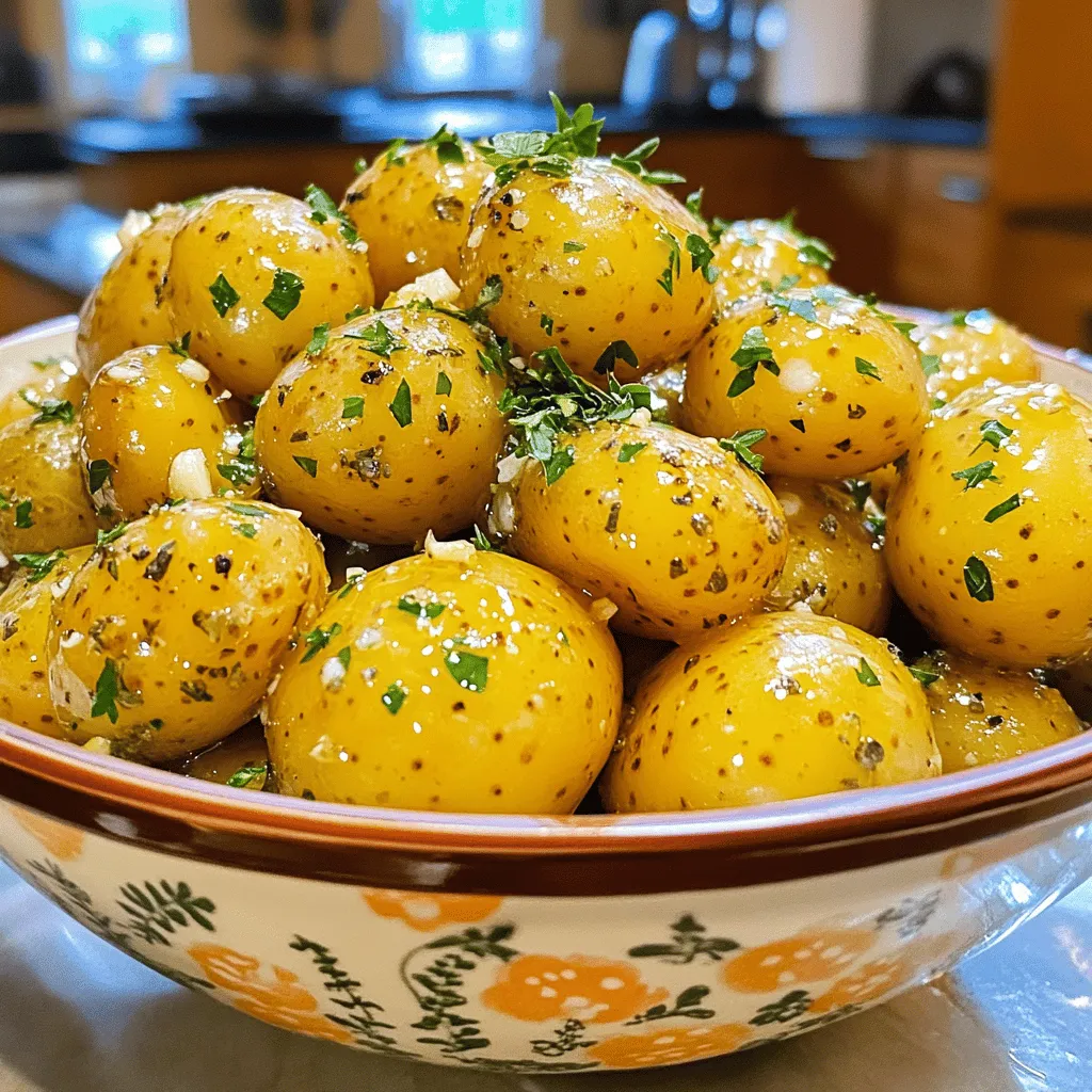 Für dieses einfache Rezept brauchst du: - 900 g Baby-Kartoffeln (rot oder gelb), gewaschen und halbiert - 4 Knoblauchzehen, fein gehackt - 60 ml Gemüse- oder Hühnerbrühe - 45 ml Olivenöl - 2 Teelöffel getrockneter Oregano - 1 Teelöffel getrockneter Thymian - Salz und Pfeffer nach Geschmack - Frische Petersilie, gehackt (zum Garnieren) Diese Zutaten sind die Basis für die Aromen. Die Kartoffeln geben eine tolle Textur. Der Knoblauch sorgt für einen vollen Geschmack. Oregano und Thymian bringen die Kräuterfrische ins Spiel. Die Brühe ist wichtig, um Dampf zu erzeugen. Sie hilft den Kartoffeln, gleichmäßig zu garen. Die Mischung aus Oregano und Thymian bringt mediterrane Noten. Salz und Pfeffer sind die Grundlage, um die Aromen zu heben. Du kannst die Gewürze nach deinem Geschmack anpassen. Experimentiere ruhig mit anderen Kräutern. Wähle Baby-Kartoffeln für die beste Textur. Sie sind zart und kochen schnell. Achte darauf, dass die Kartoffeln etwa gleich groß sind. So garen sie gleichmäßig. Du kannst auch andere Sorten verwenden, aber Baby-Kartoffeln bieten das beste Ergebnis. Achte auf frische, unbeschädigte Kartoffeln. Das gibt dir den besten Geschmack. Das ist die perfekte Grundlage für dein Gericht. Für die vollständige Anleitung schaue dir das Rezept an: [Full Recipe]. Zuerst waschen Sie 900 g Baby-Kartoffeln. Halten Sie die Schale dran, das bringt mehr Geschmack. Schneiden Sie die Kartoffeln in zwei Hälften. In einer großen Schüssel vermengen Sie die Kartoffeln mit 45 ml Olivenöl. Fügen Sie 4 fein gehackte Knoblauchzehen, 2 Teelöffel getrockneten Oregano, 1 Teelöffel getrockneten Thymian, Salz und Pfeffer hinzu. Mischen Sie alles gut. Achten Sie darauf, dass jede Kartoffel gut mit der Mischung bedeckt ist. Gießen Sie 60 ml Gemüse- oder Hühnerbrühe in den Instant Pot. Diese Brühe sorgt für Dampf beim Kochen. Legen Sie die gewürzten Kartoffeln in einen Dampfkorb oder direkt in die Brühe. Wenn Sie einen Dampfkorb nutzen, stellen Sie sicher, dass er über der Brühe schwebt. So garen die Kartoffeln gleichmäßig. Schließen Sie den Deckel des Instant Pots. Stellen Sie das Dampfablaßventil auf die „dicht“-Position. Wählen Sie den Modus „Manuell“ oder „Druckkochen“. Stellen Sie den Timer auf 6 Minuten bei hohem Druck ein. Nach der Garzeit führen Sie einen Schnellablass durch. Drehen Sie das Ventil vorsichtig auf „ventilieren“. Entfernen Sie den Deckel, wenn der Druck abgebaut ist. Lockern Sie die Kartoffeln mit einer Gabel auf und probieren Sie sie. Passen Sie die Gewürze nach Ihrem Geschmack an. Übertragen Sie die Kartoffeln in eine Servierschüssel und garnieren Sie sie mit frischer, gehackter Petersilie. Genießen Sie Ihre Knoblauch-Kräuter-Kartoffeln! Um die perfekte Konsistenz der Kartoffeln zu erreichen, ist die Größe wichtig. Wählen Sie gleich große Baby-Kartoffeln. Halbieren Sie sie, damit sie gleichmäßiger garen. Kochen Sie die Kartoffeln nur 6 Minuten unter Druck. So bleiben sie zart und nicht matschig. Die richtige Menge an Gewürzen macht den Unterschied. Verwenden Sie frischen Knoblauch für mehr Geschmack. Kombinieren Sie Oregano und Thymian für eine ausgewogene Kräuternote. Probieren Sie, die Gewürze nach dem Kochen anzupassen. So finden Sie den perfekten Geschmack für Ihre Familie. Ein häufiger Fehler ist, zu viel Flüssigkeit zu verwenden. Zu viel Brühe kann die Kartoffeln wässrig machen. Achten Sie darauf, die Kartoffeln gut zu würzen, bevor Sie sie kochen. Lassen Sie die Kartoffeln nach dem Kochen kurz ruhen. So können sich die Aromen besser entfalten. {{image_4}} Fügen Sie eine cremige Note hinzu, indem Sie Käse verwenden. Nach dem Kochen streuen Sie geriebenen Käse über die Kartoffeln. Cheddar oder Parmesan passen gut. Lassen Sie den Käse schmelzen. Er wird die Aromen der Kräuter schön ergänzen. Diese Variante ist ideal für Käseliebhaber. Experimentieren Sie mit verschiedenen Kräutern. Basilikum und Rosmarin geben einen frischen Geschmack. Für eine asiatische Note verwenden Sie Koriander und Ingwer. Diese Vielfalt macht das Gericht spannend. Sie können auch frische Kräuter verwenden. Sie bringen mehr Aroma und Farbe auf den Teller. Möchten Sie es scharf? Fügen Sie Chili oder Cayennepfeffer hinzu. Beginnen Sie mit einer kleinen Menge und probieren Sie. Es ist einfach, mehr hinzuzufügen, aber schwer, es abzuschwächen. Diese scharfe Variante sorgt für einen aufregenden Kick. Perfekt für alle, die es gerne würzig mögen. Für das vollständige Rezept, schauen Sie auf die Seite „Knoblauch-Kräuter-Kartoffeln aus dem Instant Pot“. Um die Knoblauch-Kräuter-Kartoffeln frisch zu halten, lege die Reste in einen luftdichten Behälter. Achte darauf, dass der Behälter gut verschlossen ist. So bleiben die Kartoffeln länger lecker. Du kannst auch die Kartoffeln in Folie wickeln, aber der Behälter ist besser. Die beste Methode, um die Kartoffeln erneut zu erwärmen, ist die Mikrowelle. Stelle die Mikrowelle auf mittlere Leistung. Erhitze die Kartoffeln in Intervallen von 30 Sekunden. Rühre sie zwischendurch um, damit sie gleichmäßig warm werden. Du kannst auch die Pfanne benutzen. Erhitze etwas Öl in der Pfanne und brate die Kartoffeln kurz an. So bleiben sie knusprig. Die Knoblauch-Kräuter-Kartoffeln halten sich im Kühlschrank etwa 3 bis 5 Tage. Achte darauf, dass sie gut verschlossen sind. Überprüfe die Kartoffeln vor dem Essen. Wenn sie schlecht riechen oder schleimig sind, wirf sie weg. Frische ist wichtig für den Geschmack. Das Kochen von Knoblauch-Kräuter-Kartoffeln im Instant Pot dauert nur 6 Minuten. Das klingt schnell, oder? Die gesamte Zeit, vom Begin bis zum Ende, beträgt etwa 30 Minuten. Dazu gehören die Vorbereitungszeit und der Druckaufbau. Diese Effizienz macht den Instant Pot zu einem großartigen Helfer in der Küche. Ja, du kannst andere Kartoffelsorten verwenden. Zum Beispiel sind Yukon Gold oder Fingerling-Kartoffeln ebenfalls gut geeignet. Es ist wichtig, die Kartoffeln gleichmäßig zu schneiden, um ein gleichmäßiges Garen zu gewährleisten. Verwende die Sorte, die dir am besten schmeckt oder die du zur Hand hast. Ja, dieses Rezept ist sowohl vegetarisch als auch vegan. Du verwendest Gemüsebrühe in der Zubereitung. Achte darauf, dass die Brühe keine tierischen Produkte enthält. Du kannst die Kartoffeln auch mit zusätzlichen Kräutern anpassen, um neue Geschmäcker zu entdecken. Diese Anleitung zu Knoblauch-Kräuter-Kartoffeln zeigt, wie einfach leckere Beilagen sind. Wir haben über die Hauptzutaten, die Schritt-für-Schritt-Zubereitung und wichtige Tipps gesprochen. Variationen wie Käse oder Chili machen das Gericht noch spannender. Auch die Lagerung und das Aufwärmen von Resten sind wichtig. Denk darüber nach, deine Kartoffeln mit verschiedenen Kräutern zu probieren. So schaffst du immer wieder neue Geschmackserlebnisse. Mit diesen Tipps gelangt jedes Gericht auf das nächste Level. Viel Spaß beim Kochen!