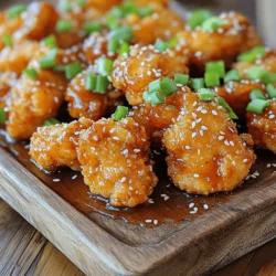 Knuspriges Honey Garlic Chicken Einfaches Rezept