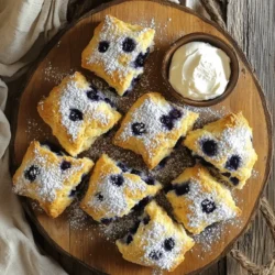 Frische Blaubeer-Scones Leckerer Genuss für jeden Tag