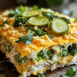 Pickle Ranch Chicken and Broccoli Casserole Rezept